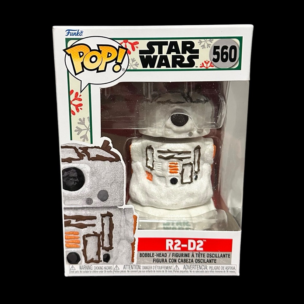 Funko POP! Star Wars Holiday R2-D2 Snowman Bobble Head #560‎ New